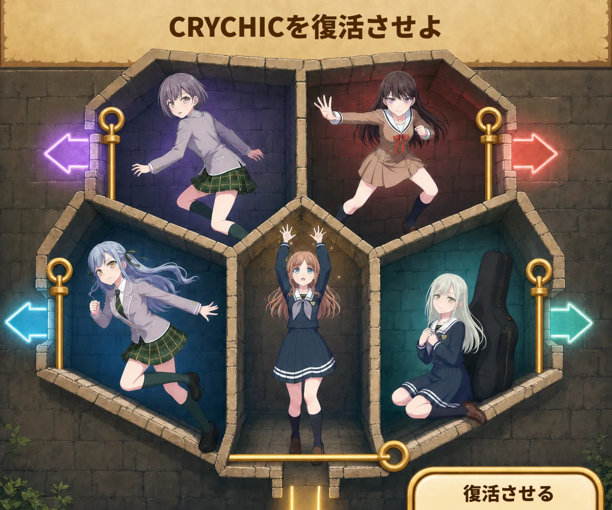 CRYCHIC 拉针谜题虚构广告