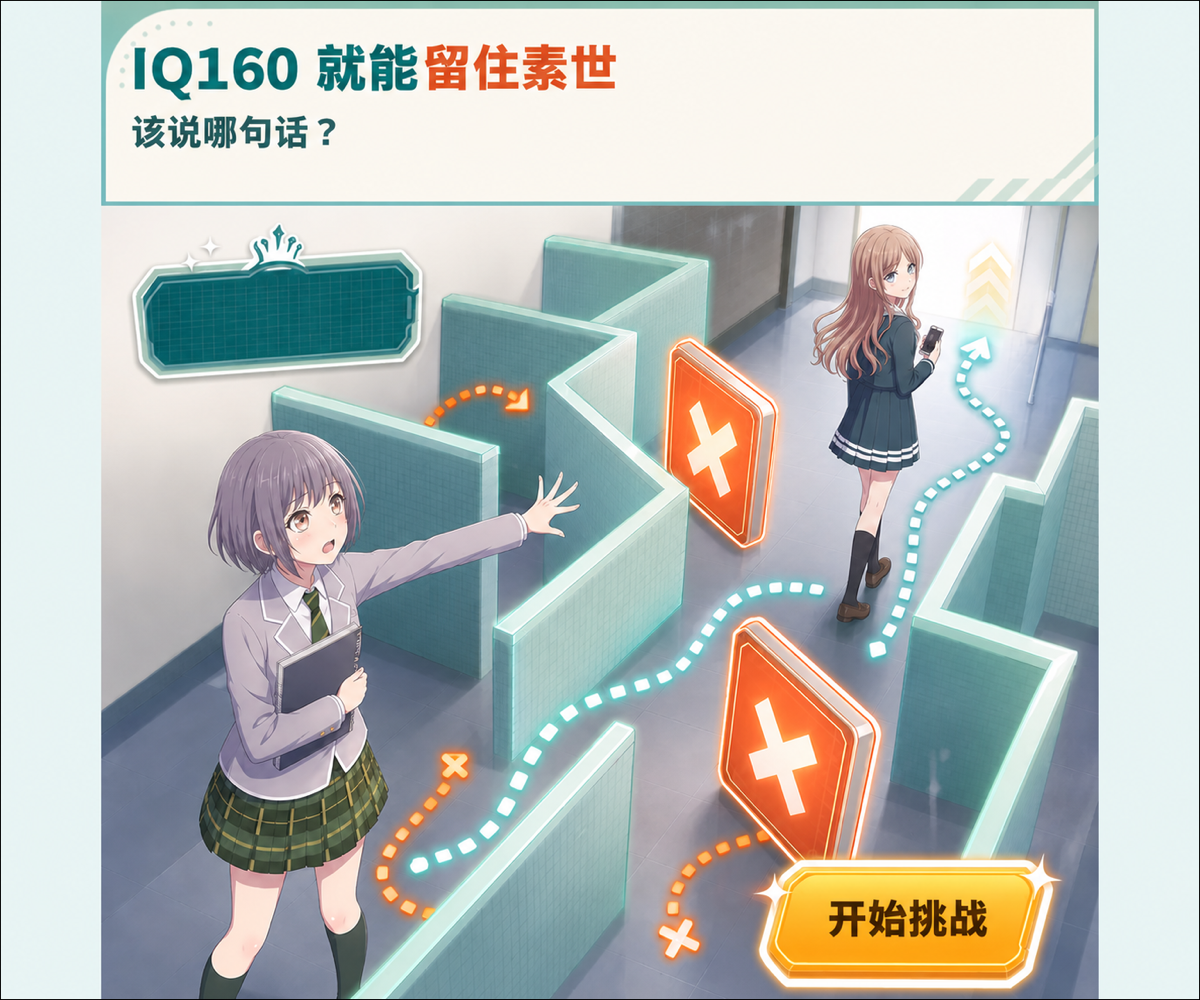 用 IQ160 留住 Soyo 的虚构广告